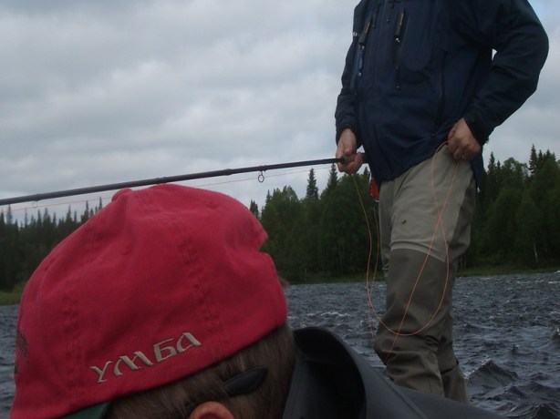 Sujetando el running